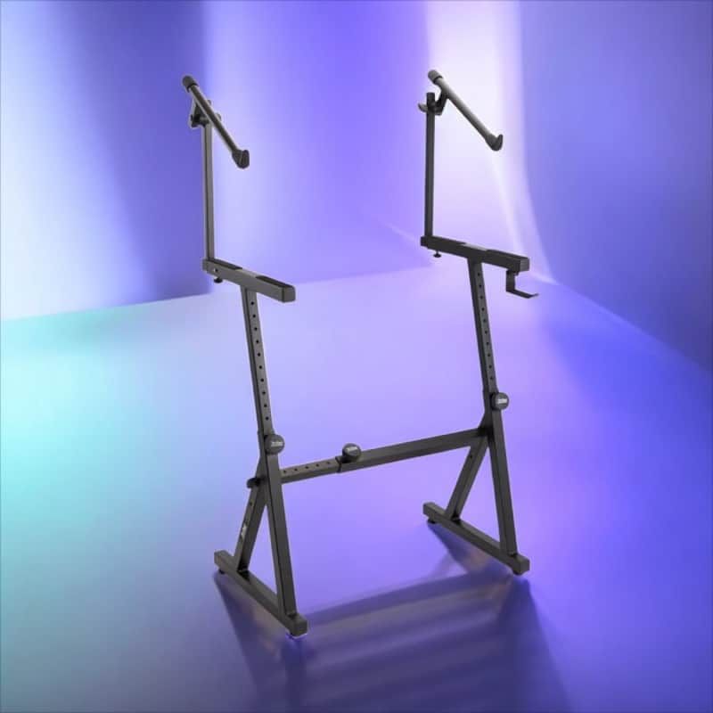 On-Stage KS1365 Z-Style Keyboard Stand With Second Tier image 1