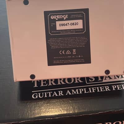 Orange Terror Stamp 20-Watt Hybrid Guitar Amp Pedal 2020 - Present - White image 3