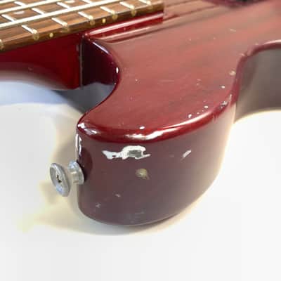 Greco TVB-65 c.1980s 32" Medium Scale Bass Guitar Mahogany w/Soft Case image 7
