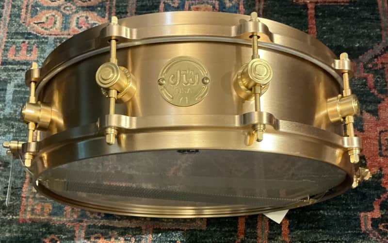 DW MFG True-Cast Limited Edition Bell Bronze Snare Drum, 14" x 4" #71 image 1