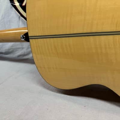 Sigma Guitars STB-ME Acoustic-Electric Bass with Case - MIK Made In Korea 1992 - Natural image 13