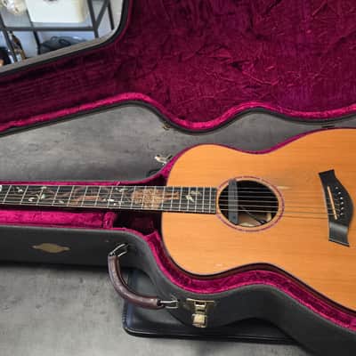 Taylor Custom Shop Stephen King Signed Cujo 14 AAA 400 Year Old Flame Walnut Grand Auditorium USA 1997 American Presentation Acoustic Guitar image 2
