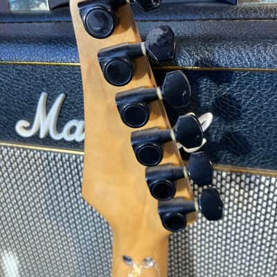 Squier by Fender HM Heavy Metal Super Strat MIK HM-2? 1989 - Metallic Burgundy image 7