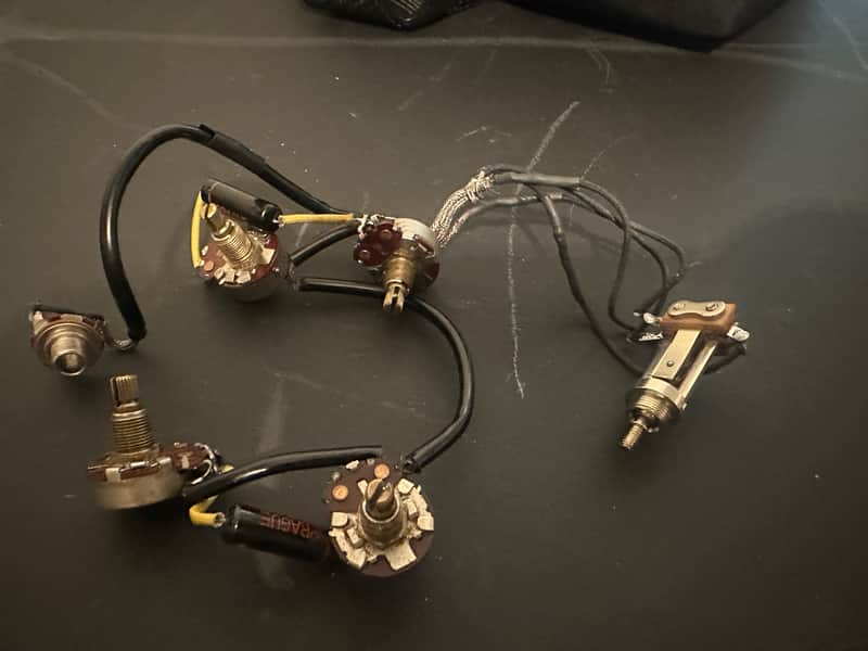 Vintage 1964 Gibson ES-335 PAF Original Wiring Harness CTS 500k image 1