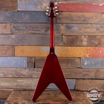 Gibson Custom Shop '67 Mahogany Flying V Reissue with Maestro Vibrola 2023 - Sparkling Burgundy image 4