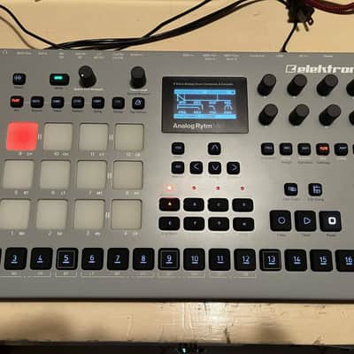 Elektron Analog Rytm MkII 2010s - Gray. w/ Decksaver & Overbridge USB cable.