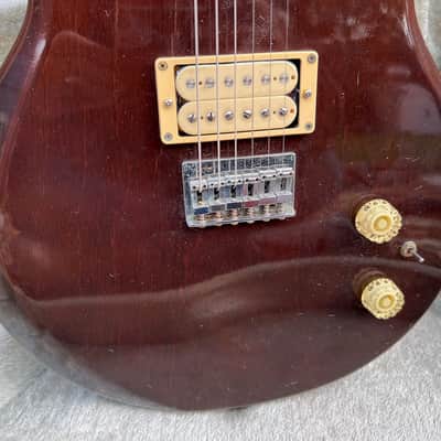 Vintage 1980s Hondo Professional Series Japan H-1010 Walnut Electric Guitar OHSC image 5