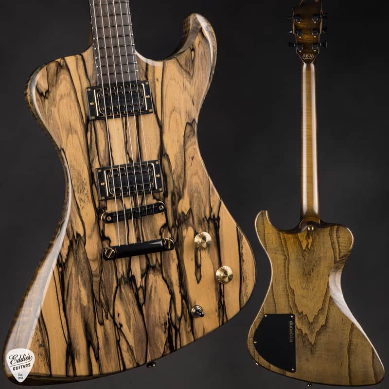 Dunable R2 - Pale Moon Ebony & Flamed Swamp Ash - Charcoal Satin Natural