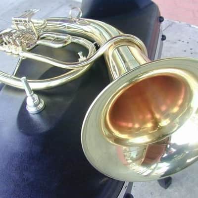 German Country Style Bb 3 Rotary Baritone & Tenor Horn image 3