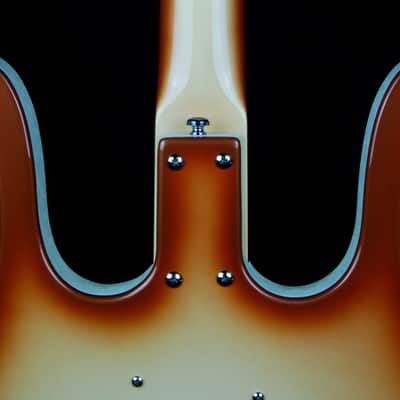 New! Danelectro Lefty 58 Longhorn Short Scale 4-String Electric Bass Copperburst image 8