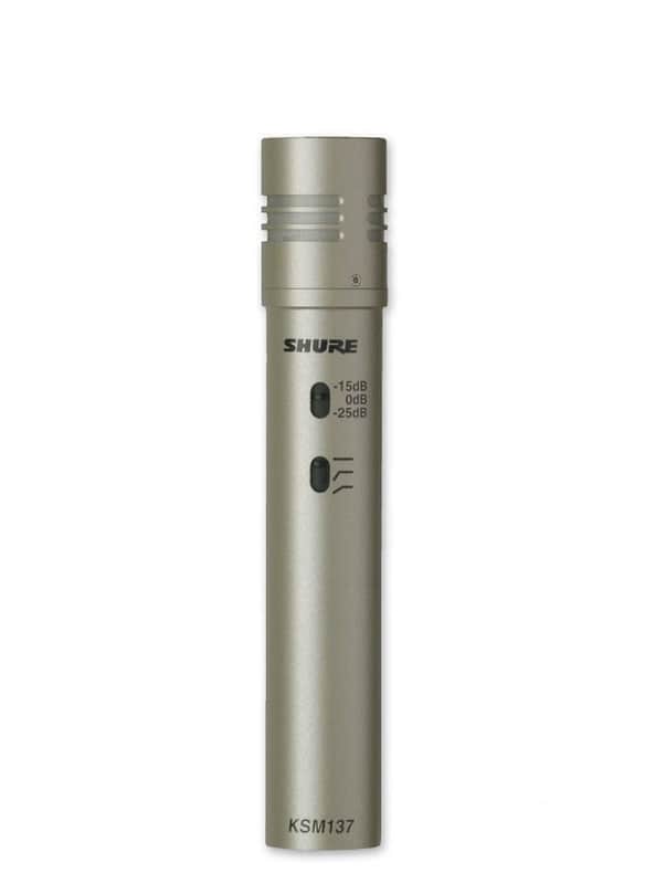 Shure KSM137/SL-STEREO Small Diaphragm Condenser Microphones, Stereo Pair image 1