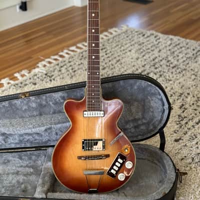 Very Cool 1960’s Eko 350/SR/2 Hollow Body Vintage Electric Guitar Made in Italy image 1
