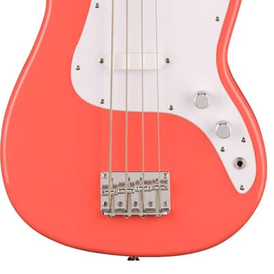 Squier Sonic Bronco Bass - Tahitian Coral image 1