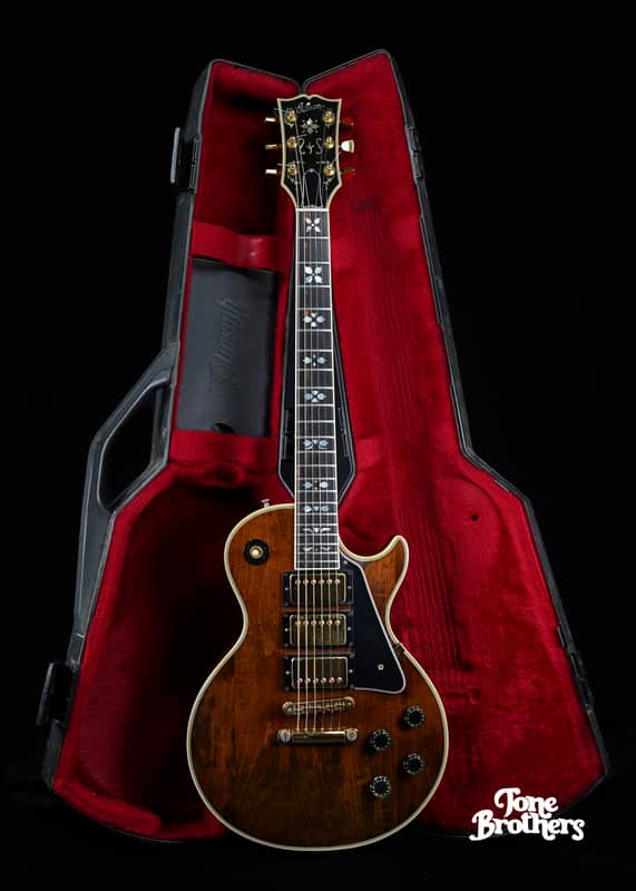 MINTY w/ 2nd Gen Chainsaw Case! 1977 Gibson Les Paul Artisan Walnut - Excellent