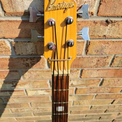 1960's Japan Made Prestige Violin Shaped Bass Guitar Great Player & Sound image 4