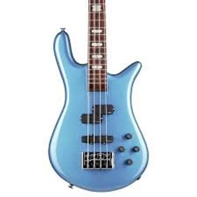 Spector Euro 4 Classic Bass Guitar - Metallic Blue Gloss image 8