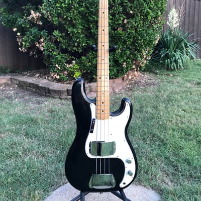 Fender Precision Bass with Maple Fretboard 1974 - Black image 14