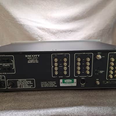 H.H. Scott Alpha 1 Preamp Recapped/Working Alpha 1 Late 1970's - Silver/Aluminum image 9