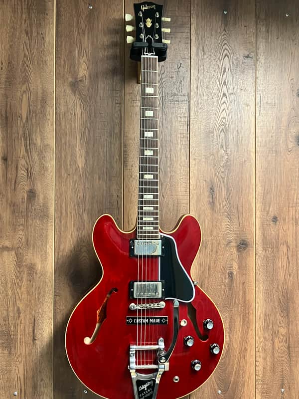Gibson ES-335 1964 Murphy Lab Bigsby (stop tail included) - Cherry Red image 1