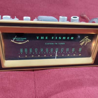 Fisher Series 40 FM Tuner model FM-40 1950s - Black/Brass image 3