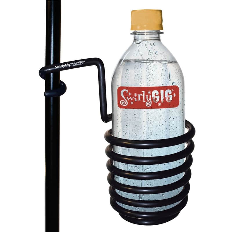 SwirlyGig SG1000 Original Drink Holder for 1/2 Tubing, Black image 1