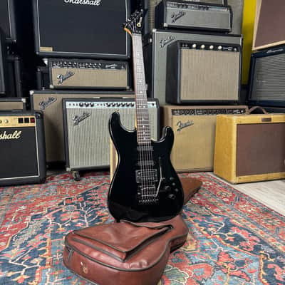 1986 Charvel Model 4 Super Strat by Jackson/Charvel - Black image 7