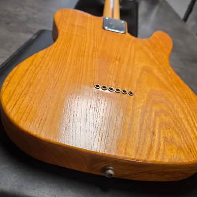 Fender Telecaster 1977 LH Left Hand Natural Ash Custom Gibson PAF Humbucker Vintage 70s American Tele USA 1970's Lefty Guitar image 17