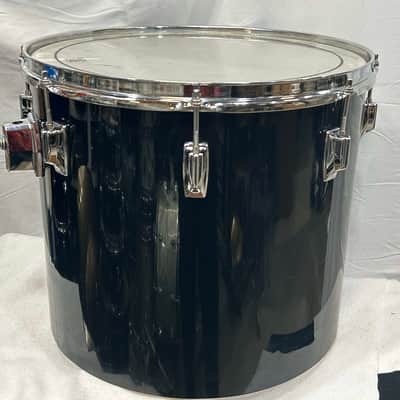 Tama 14" deep X 16" head Red Label Concert Tom (1095-1135) 1982 - Black wrap image 3