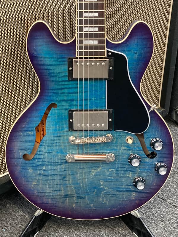 2023 Gibson ES-339 Figured Demo Model - Blueberry Burst image 1