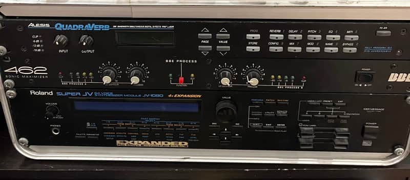 Roland JV-1080 64-Voice Synthesizer Module 1994 - 2001 - Black image 1