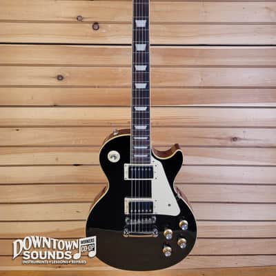 Epiphone Les Paul Standard 60s Figured with Epiphone Premium Gig Bag - Ebony image 2