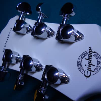 Epiphone SG Limited Edition G-400 Custom Shop White with EMG Pickups image 7