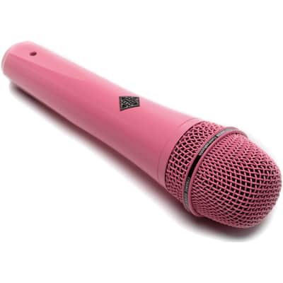 Telefunken M80 Pink Dynamic Handheld Vocal Microphone with On-Stage MS7701B Boom Microphone Stand and Professional Grade XLR Cable image 5