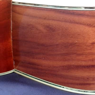 1980 Yairi YW-600 Dreadnought Guitar New Jacaranda Natural+Vintage Hard Case image 12