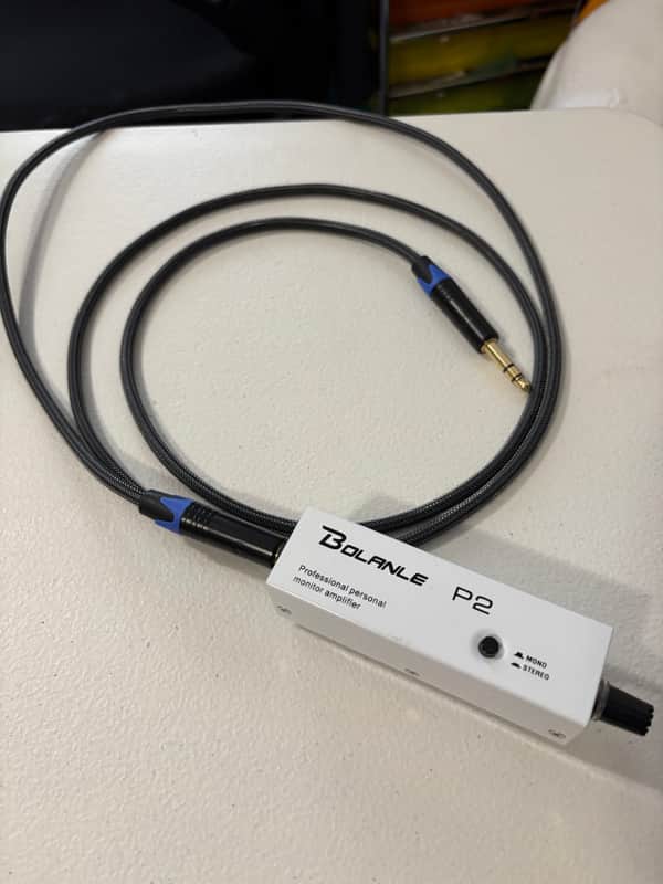 Bolanle P2 Personal In-Ear Monitor Headphone Amp 2022 - Present - Black image 1