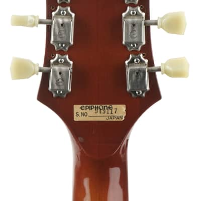 1970s Epiphone FT-570SB Sheraton Made in Japan Sunburst image 4