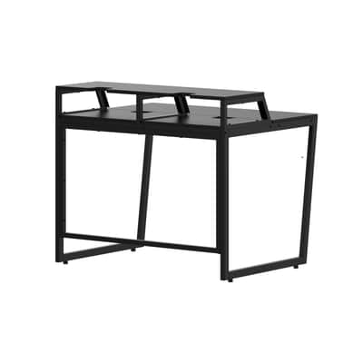 Wavebone Star Rover™ Studio Desk with Keyboard Tray - Black Finish image 3
