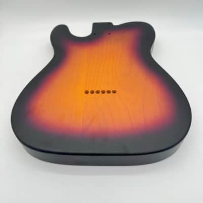 HooDoo Telecaster Body Alder Nitro 3-Tone Light htb6494 image 7