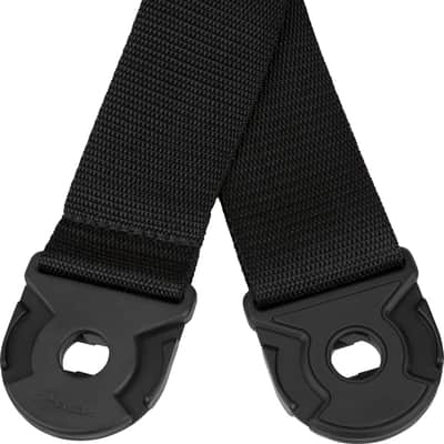 Fender Quick Grip Locking End Strap, Black Polypro, 2" image 3