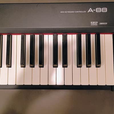Roland A-88 MIDI Keyboard Controller 2012 - 2019 - Black image 5