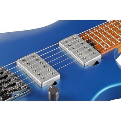 Ibanez Q52LBM Q Standard Headless Electric Guitar - Laser Blue Matte image 6