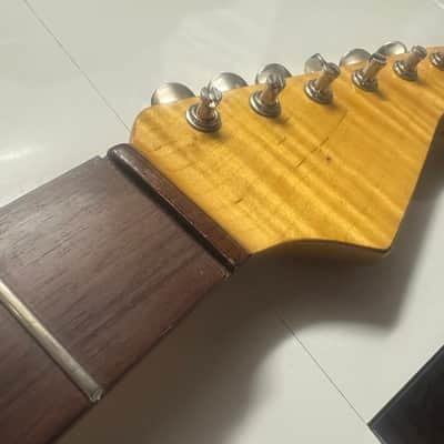 Stratocaster neck Brazilian Rosewood image 1