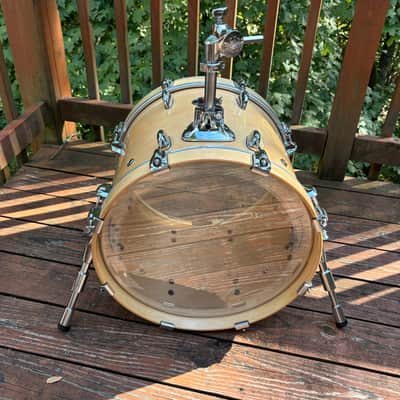 Sakae Almighty Maple Natural Gloss BeBop Drum Set 13, 14, 18" image 5