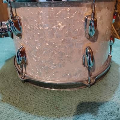 Slingerland 13"(Diameter)x9"(Depth) Rack Tom 1970's - White Marine Pearl image 6