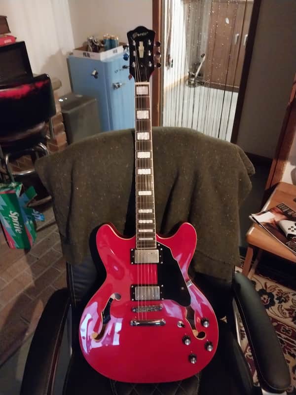 Grote Hollow body 2022ish - Gloss Red image 1