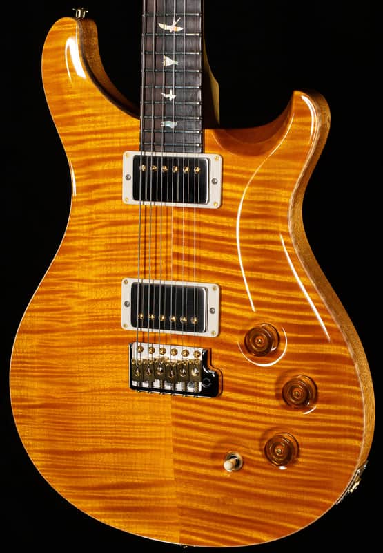 PRS Wood Library Willcutt Exclusive DGT Korina Neck Santana Yellow 10 Top (272) image 1