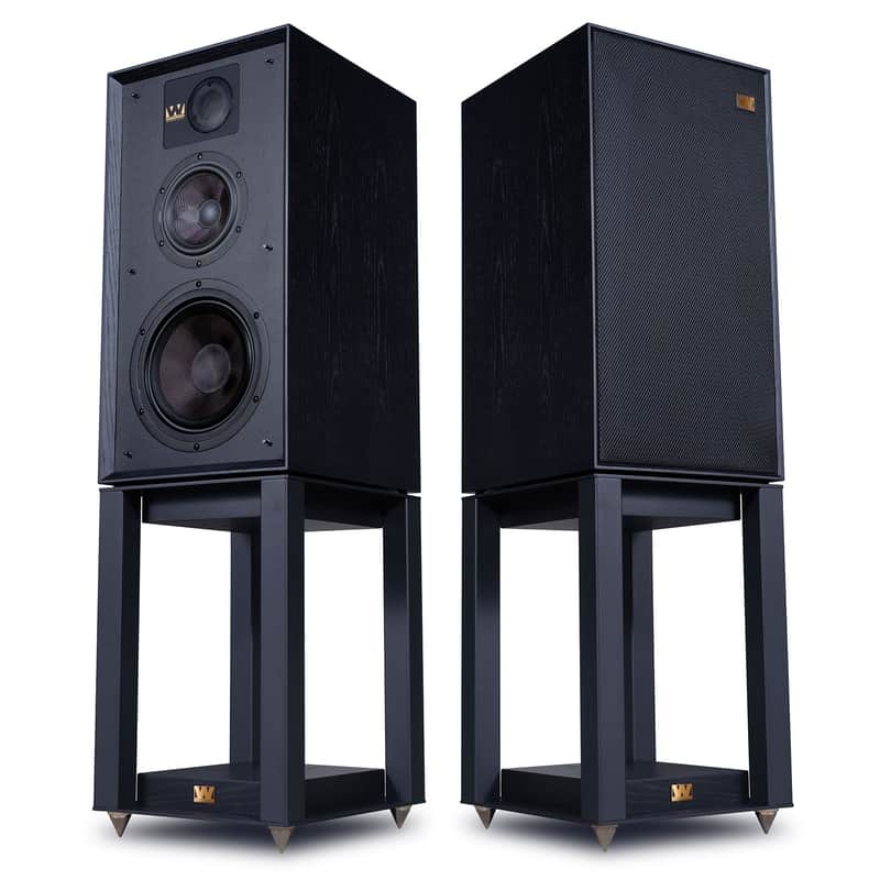 Wharfedale: Linton Speakers + Stands Set (Pair) - Black Oak Black Oak image 1