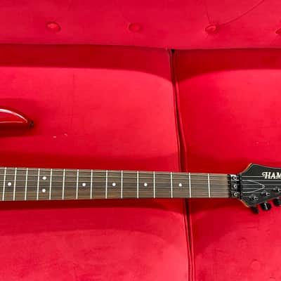 Hamer USA Diablo Electric Guitar 1990's - Transparent Red with Lace Sensors image 4