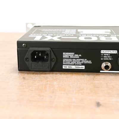 Behringer Composer Pro-XL MDX2600 Audio Interactive Dynamics Processor CG012FB image 10