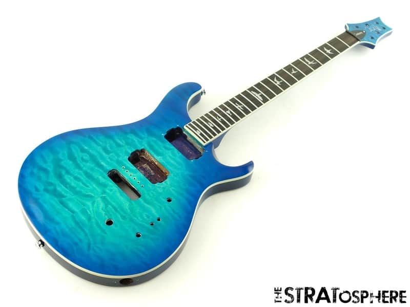 PRS SE Custom 24-08 BODY & NECK Paul Reed Smith Guitar Quilt Lake Blue image 1